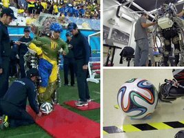 Na abertura do Campeonato do Mundo 2014, foi testado uma estrutura robótica para ajudar os paraplégico no futuro!
